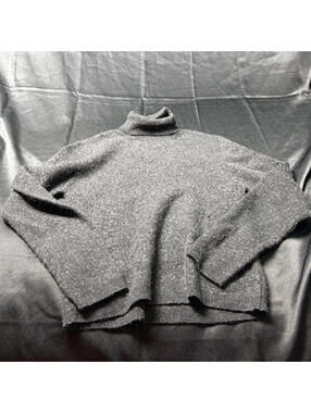 Old Navy WOMENS Long Sleeve Dark Grey Turtleneck Size M